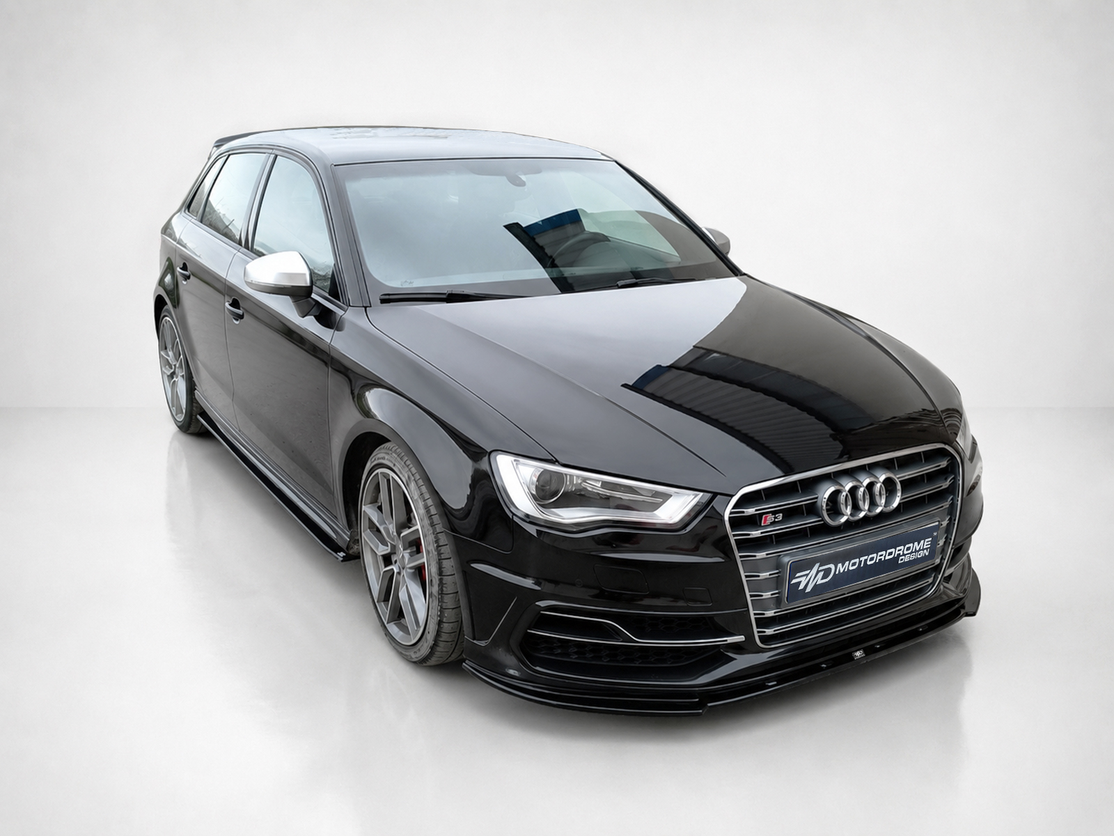 Εικόνα 4 από 6 — Motordrome – Εμπρός Σπλίτερ για Audi S3 / A3 S-Line 8V Hatchback / Sportback – 1 Τεμ.  (K187-001)