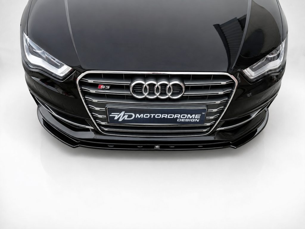 Εικόνα 5 από 6 — Motordrome – Εμπρός Σπλίτερ για Audi S3 / A3 S-Line 8V Hatchback / Sportback – 1 Τεμ.  (K187-001)