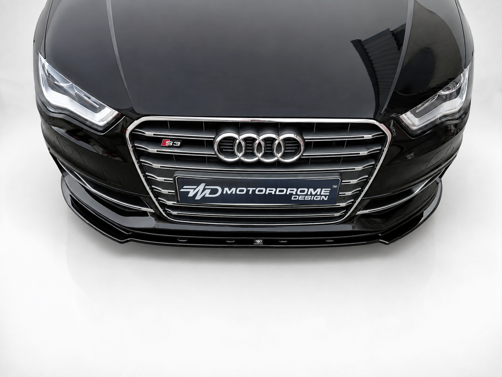 Εικόνα 5 από 6 — Motordrome – Εμπρός Σπλίτερ για Audi S3 / A3 S-Line 8V Hatchback / Sportback – 1 Τεμ.  (K187-001)