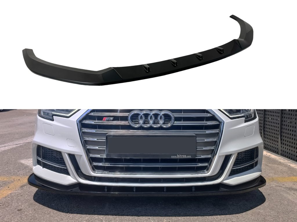 Εικόνα 1 από 6 — Motordrome – Εμπρός Σπλίτερ για Audi S3 / A3 S-Line 8V Facelift Sportback – 1 Τεμ.  (K187-003)