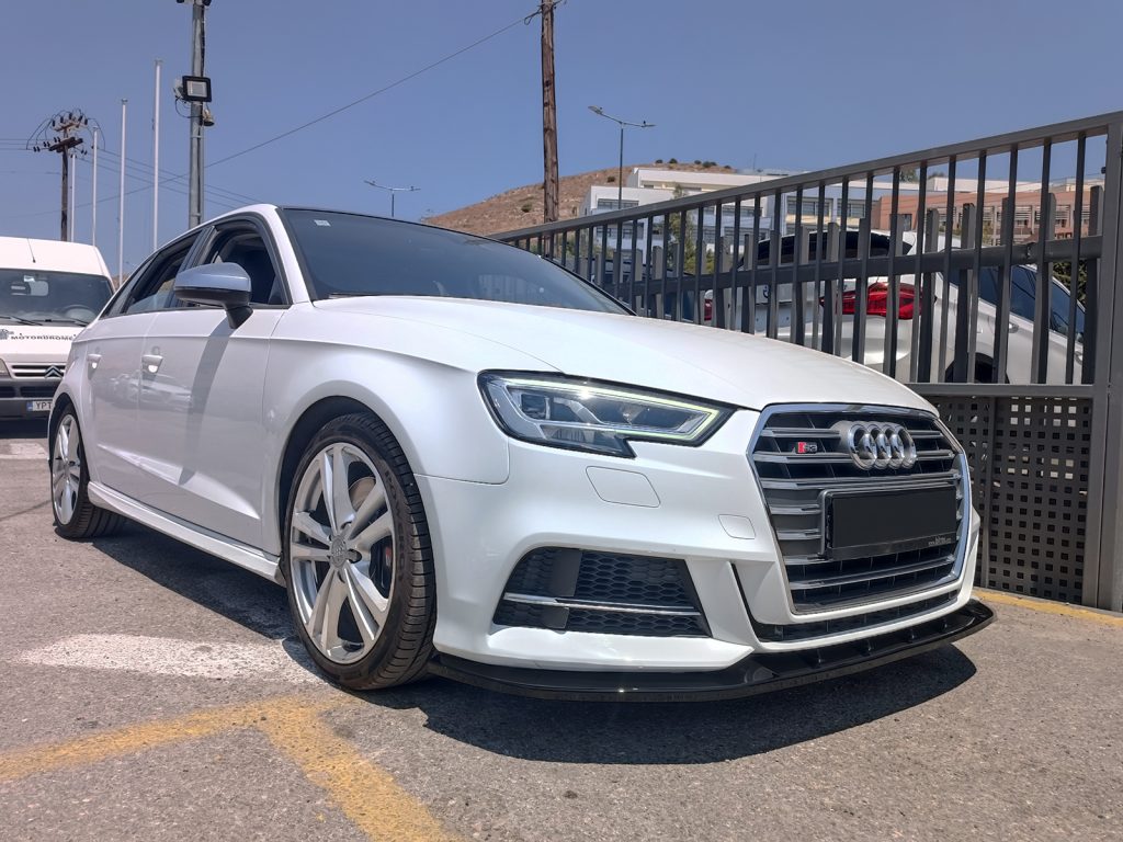Εικόνα 2 από 6 — Motordrome – Εμπρός Σπλίτερ για Audi S3 / A3 S-Line 8V Facelift Sportback – 1 Τεμ.  (K187-003)