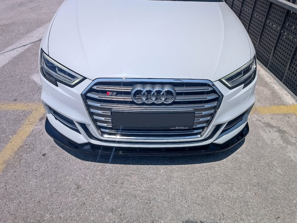 Εικόνα 5 από 6 — Motordrome – Εμπρός Σπλίτερ για Audi S3 / A3 S-Line 8V Facelift Sportback – 1 Τεμ.  (K187-003)