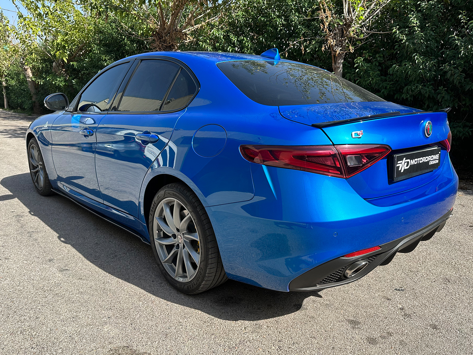 Εικόνα 4 από 5 — Motordrome – Επιπρόσθετα Μαρσπιέ για Alfa Romeo Giulia – 1 Σετ. (K188-002)