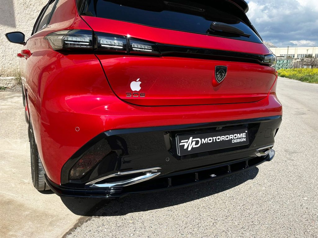 Εικόνα 4 από 7 — Motordrome – Πίσω Σπλίτερ για Peugeot 308 Mk3 Hatchback (2021-) – 1 Τεμ.  (K189-003)