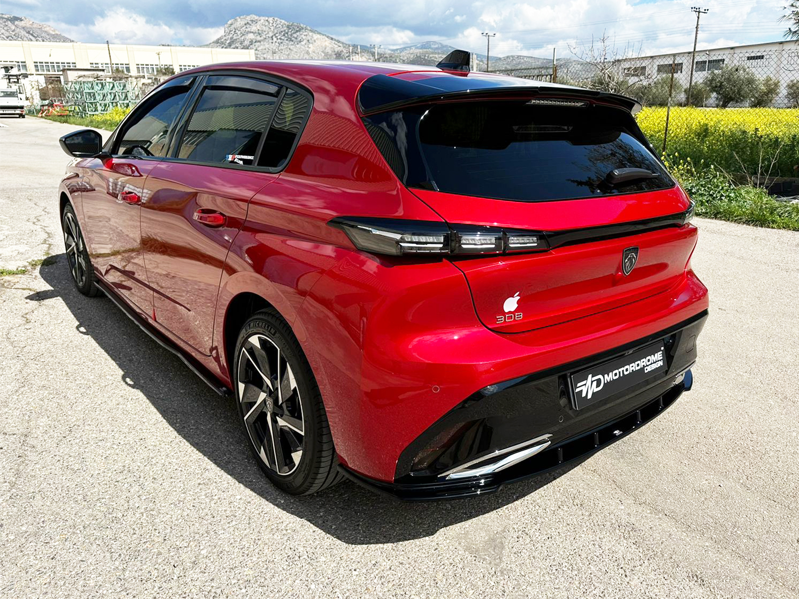 Εικόνα 5 από 7 — Motordrome – Πίσω Σπλίτερ για Peugeot 308 Mk3 Hatchback (2021-) – 1 Τεμ.  (K189-003)