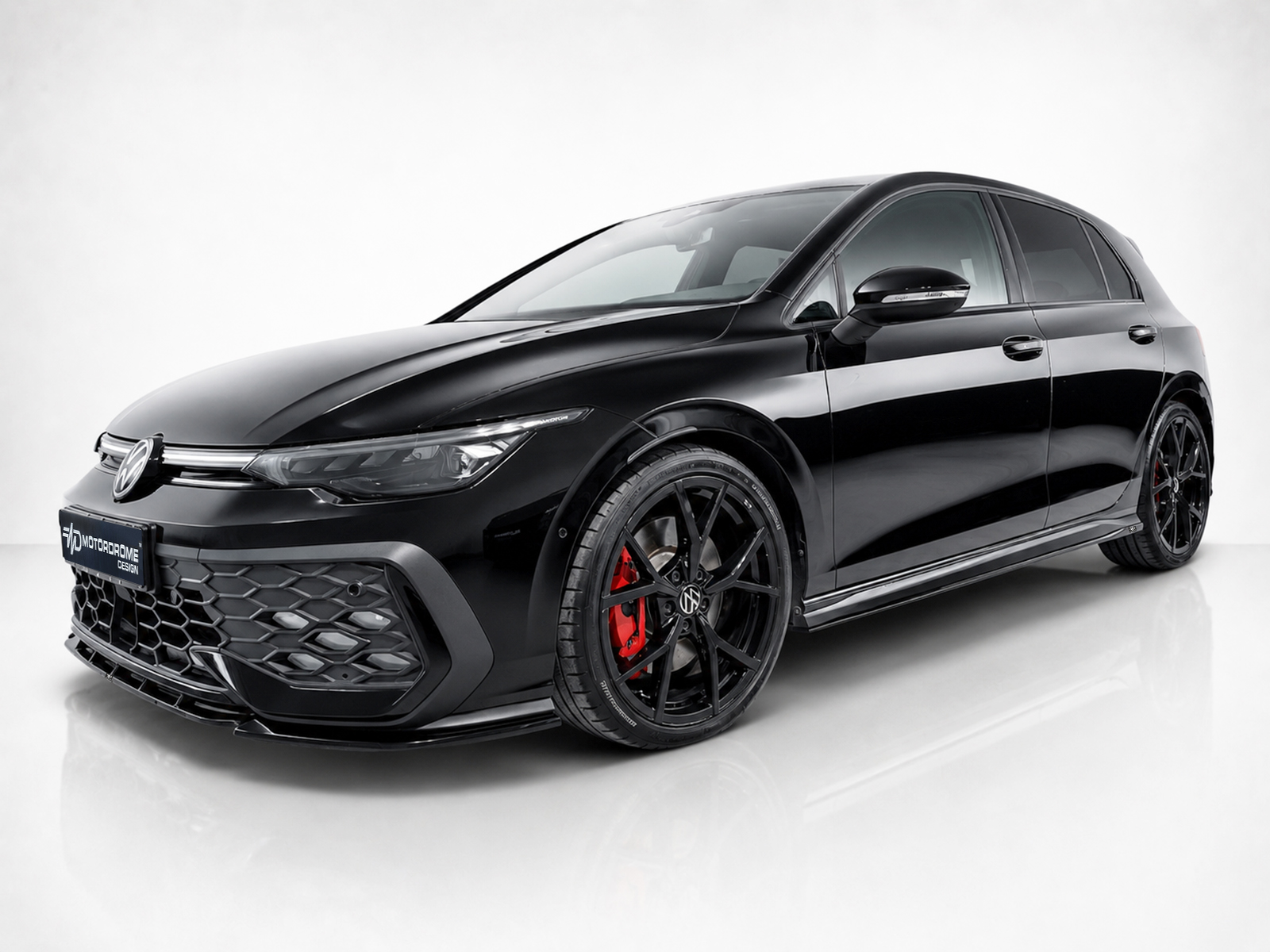 Εικόνα 1 από 4 — Motordrome – Επιπρόσθετα Μαρσπιέ V.2 για Volkswagen Golf Mk8 GTI / GTE / GTI Clubsport / R-Line – 1 Σετ. (K192-007)