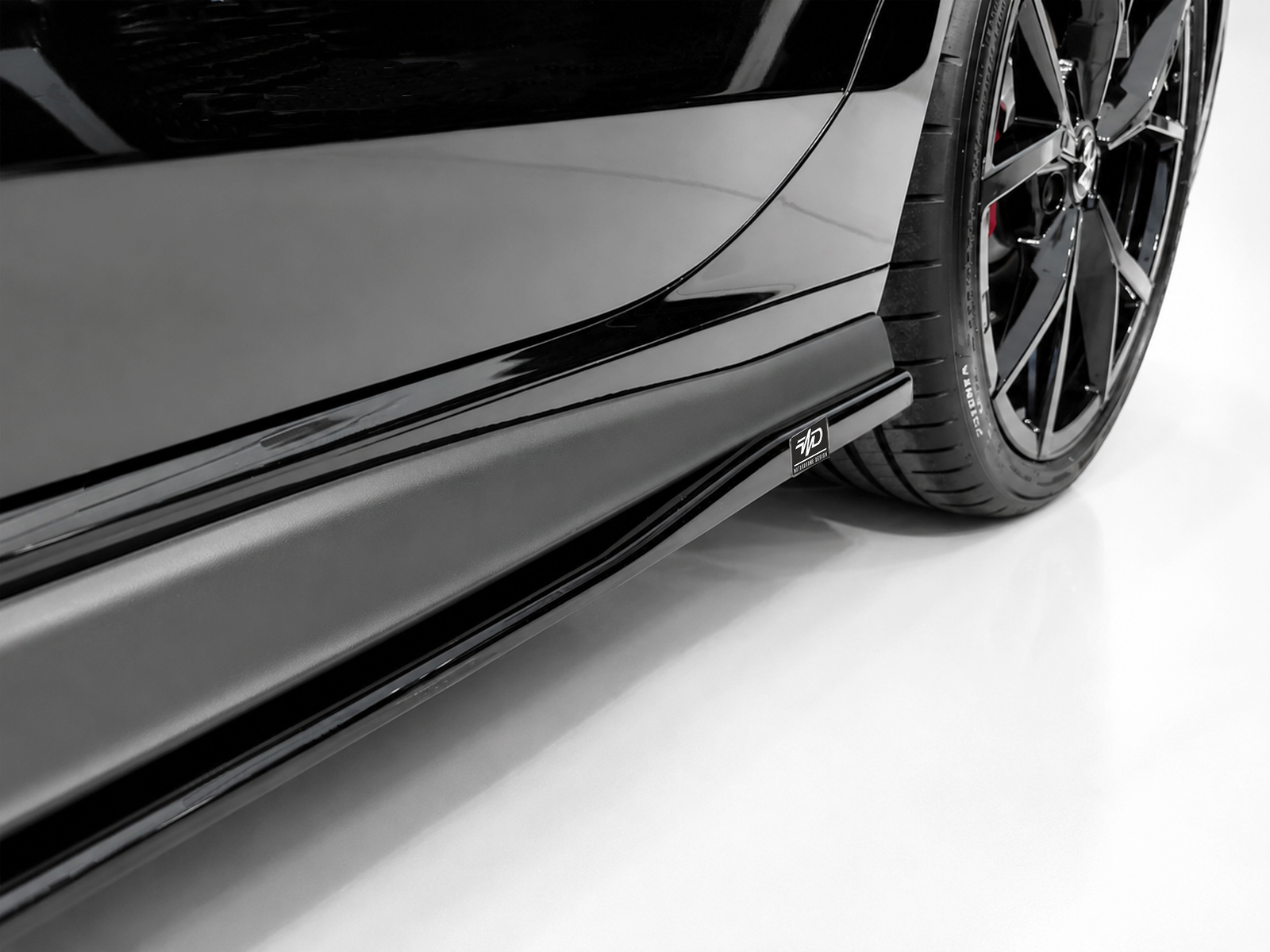 Εικόνα 3 από 4 — Motordrome – Επιπρόσθετα Μαρσπιέ V.2 για Volkswagen Golf Mk8 GTI / GTE / GTI Clubsport / R-Line – 1 Σετ. (K192-007)