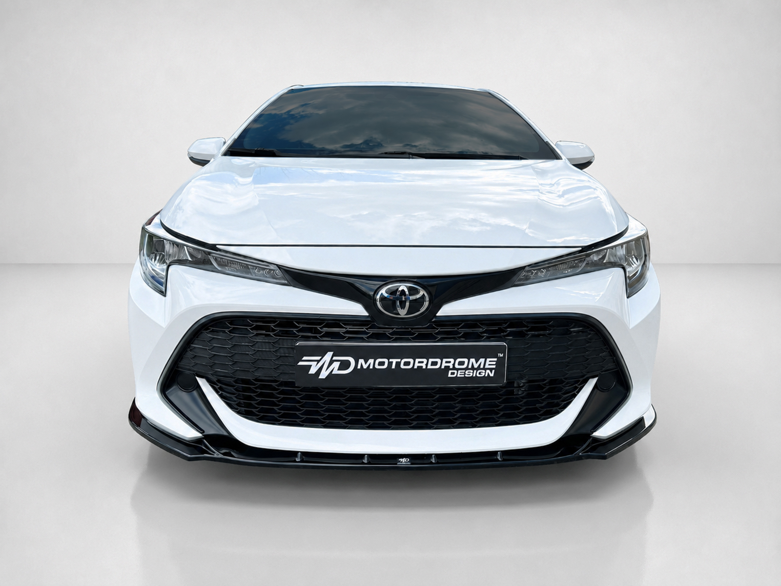 Εικόνα 1 από 6 — Motordrome – Εμπρός Σπλίτερ για Toyota Corolla Mk12 Hatchback / Touring Sports (2018-) – 1 Τεμ.  (K201-001)