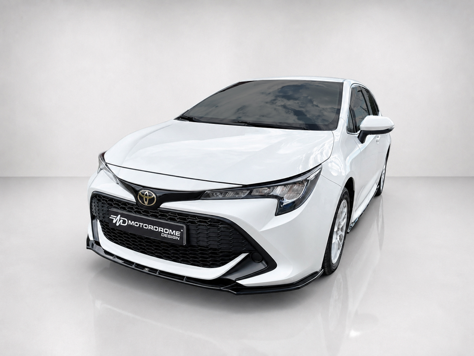 Εικόνα 2 από 6 — Motordrome – Εμπρός Σπλίτερ για Toyota Corolla Mk12 Hatchback / Touring Sports (2018-) – 1 Τεμ.  (K201-001)