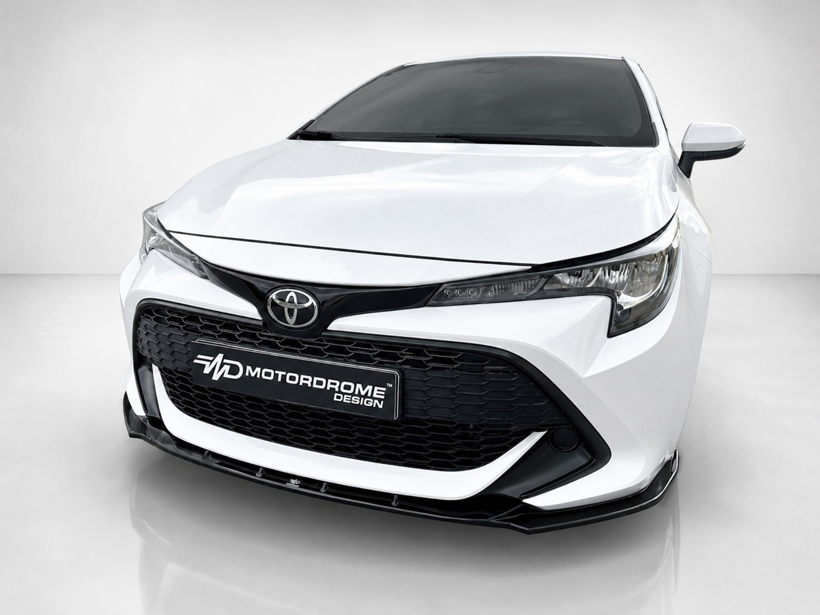 Εικόνα 3 από 6 — Motordrome – Εμπρός Σπλίτερ για Toyota Corolla Mk12 Hatchback / Touring Sports (2018-) – 1 Τεμ.  (K201-001)