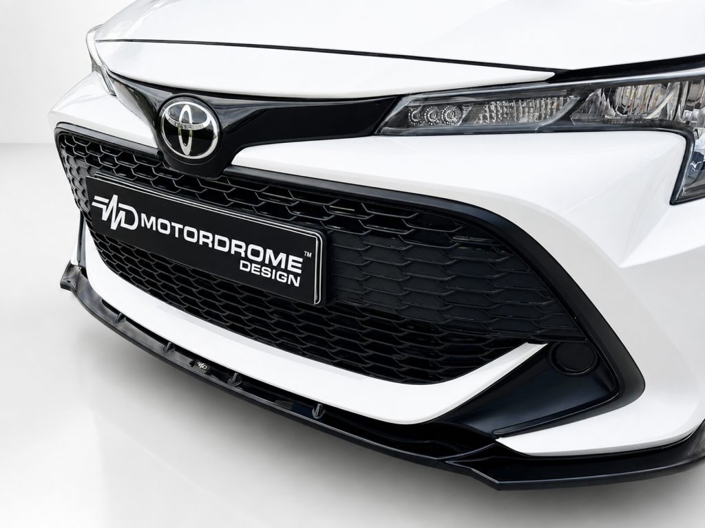 Εικόνα 4 από 6 — Motordrome – Εμπρός Σπλίτερ για Toyota Corolla Mk12 Hatchback / Touring Sports (2018-) – 1 Τεμ.  (K201-001)