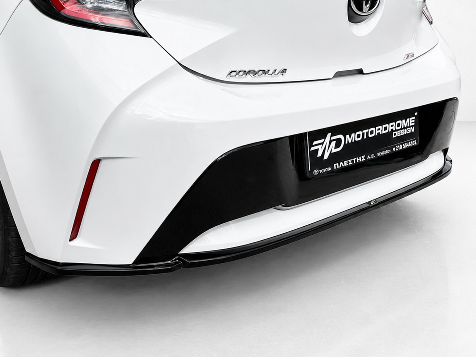 Εικόνα 4 από 5 — Motordrome – Πίσω Σπλίτερ για Toyota Corolla Mk12 Hatchback (2018-) – 1 Τεμ.  (K201-003)