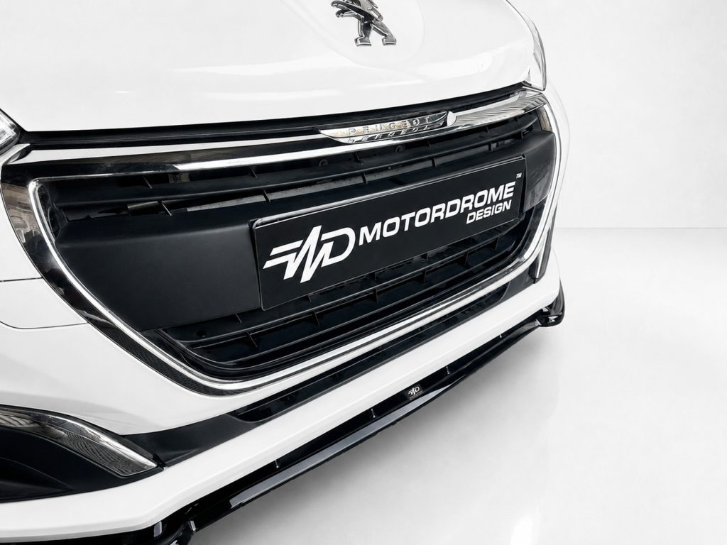 Εικόνα 4 από 5 — Motordrome – Εμπρός Σπλίτερ για Peugeot 208 Mk1 Facelift (2015-2019) – 1 Τεμ.  (K209-001)