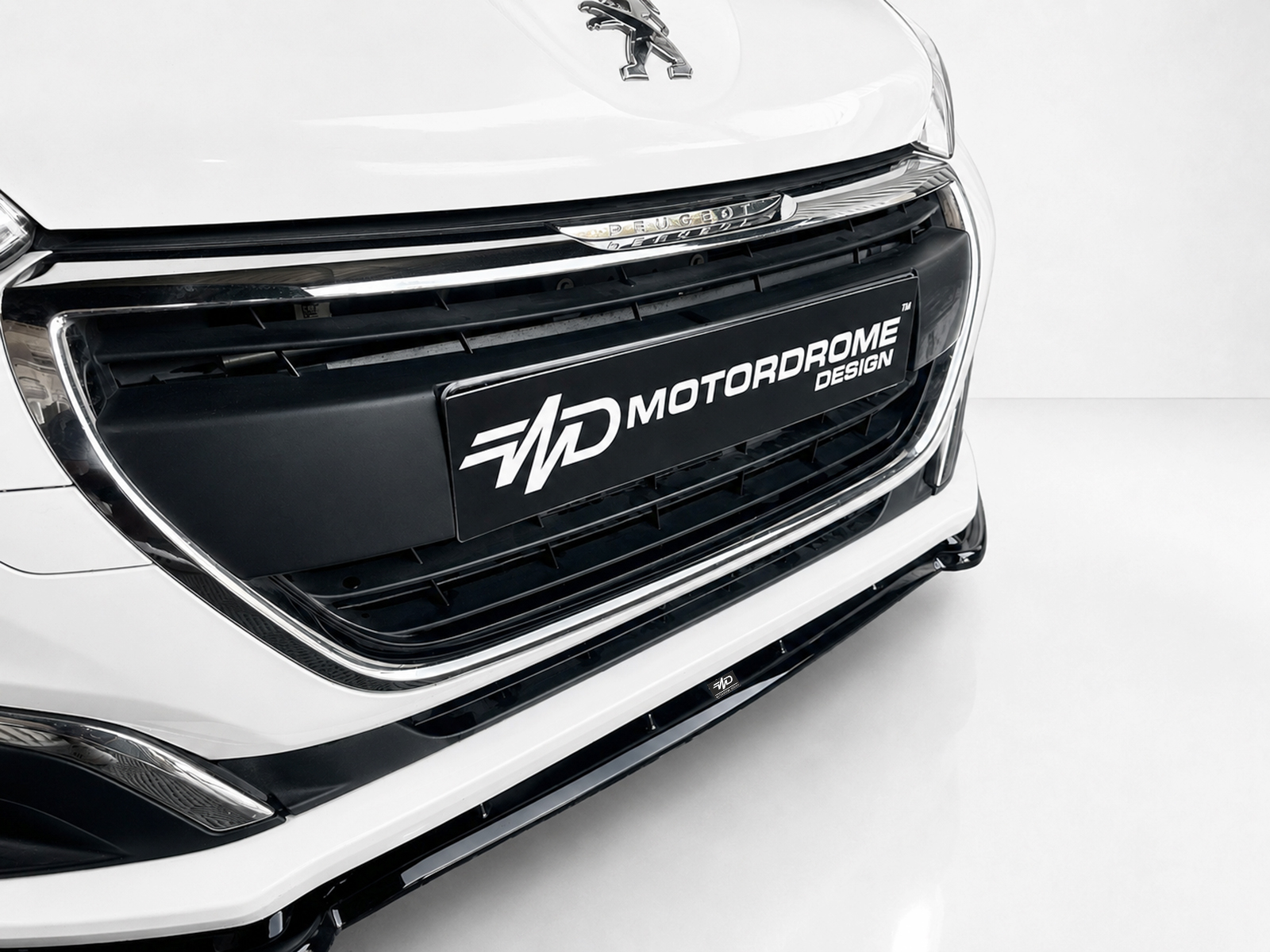 Εικόνα 4 από 5 — Motordrome – Εμπρός Σπλίτερ για Peugeot 208 Mk1 Facelift (2015-2019) – 1 Τεμ.  (K209-001)