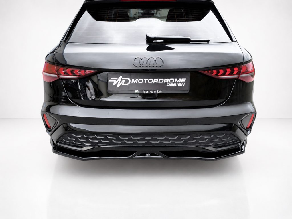 Εικόνα 4 από 6 — Motordrome – Πίσω Σπλίτερ για Audi A3 S-Line 8Y Facelift Sportback – 1 Τεμ.  (K216-005)