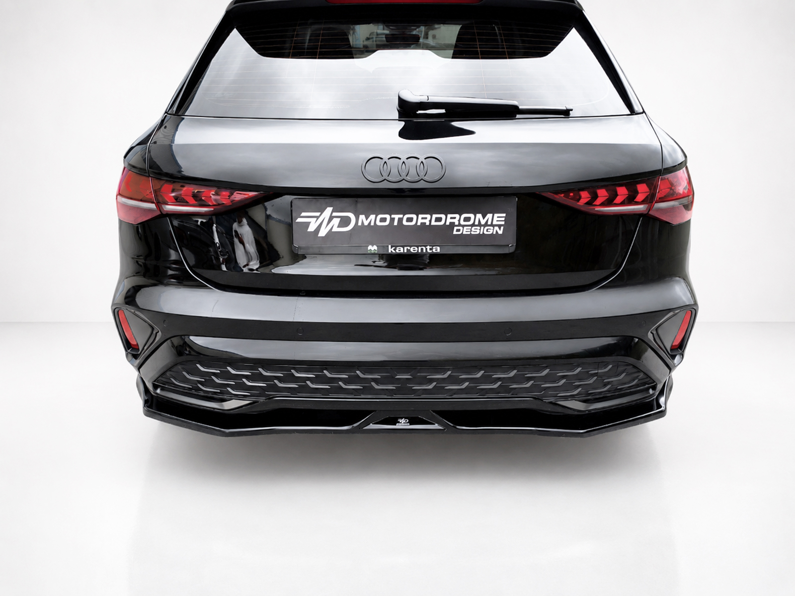Εικόνα 4 από 6 — Motordrome – Πίσω Σπλίτερ για Audi A3 S-Line 8Y Facelift Sportback – 1 Τεμ.  (K216-005)