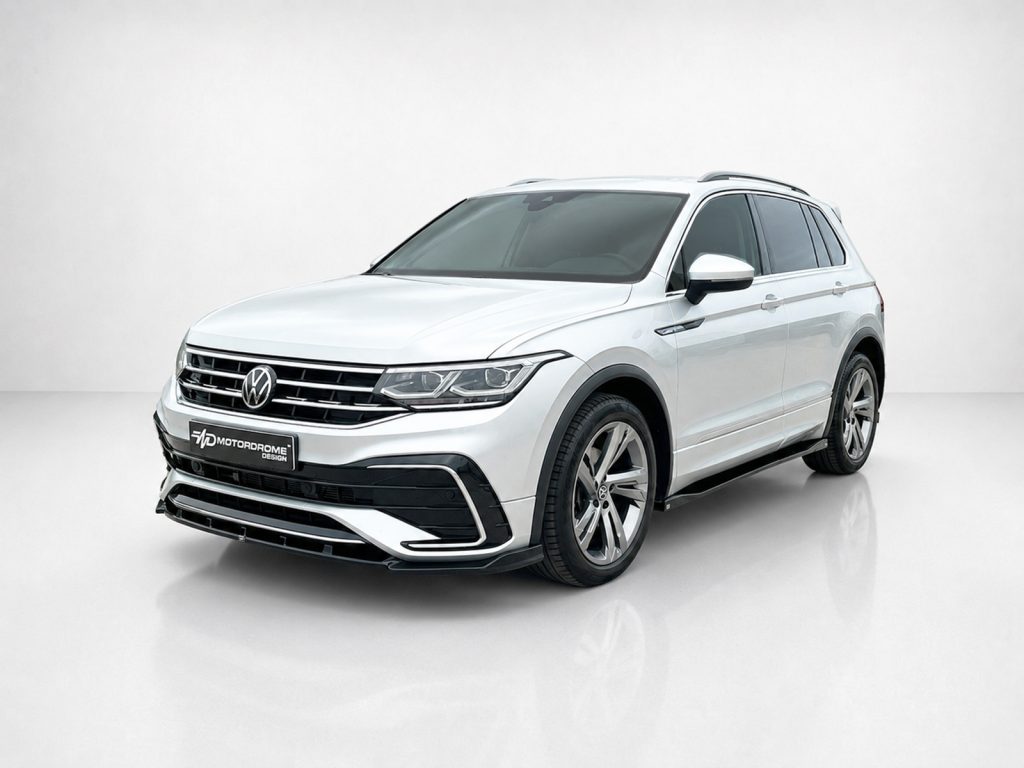 Εικόνα 4 από 5 — Motordrome – Εμπρός Σπλίτερ για Volkswagen Tiguan R / R-Line Mk2 Facelift (2020-2024) – 1 Τεμ.  (K218-001)