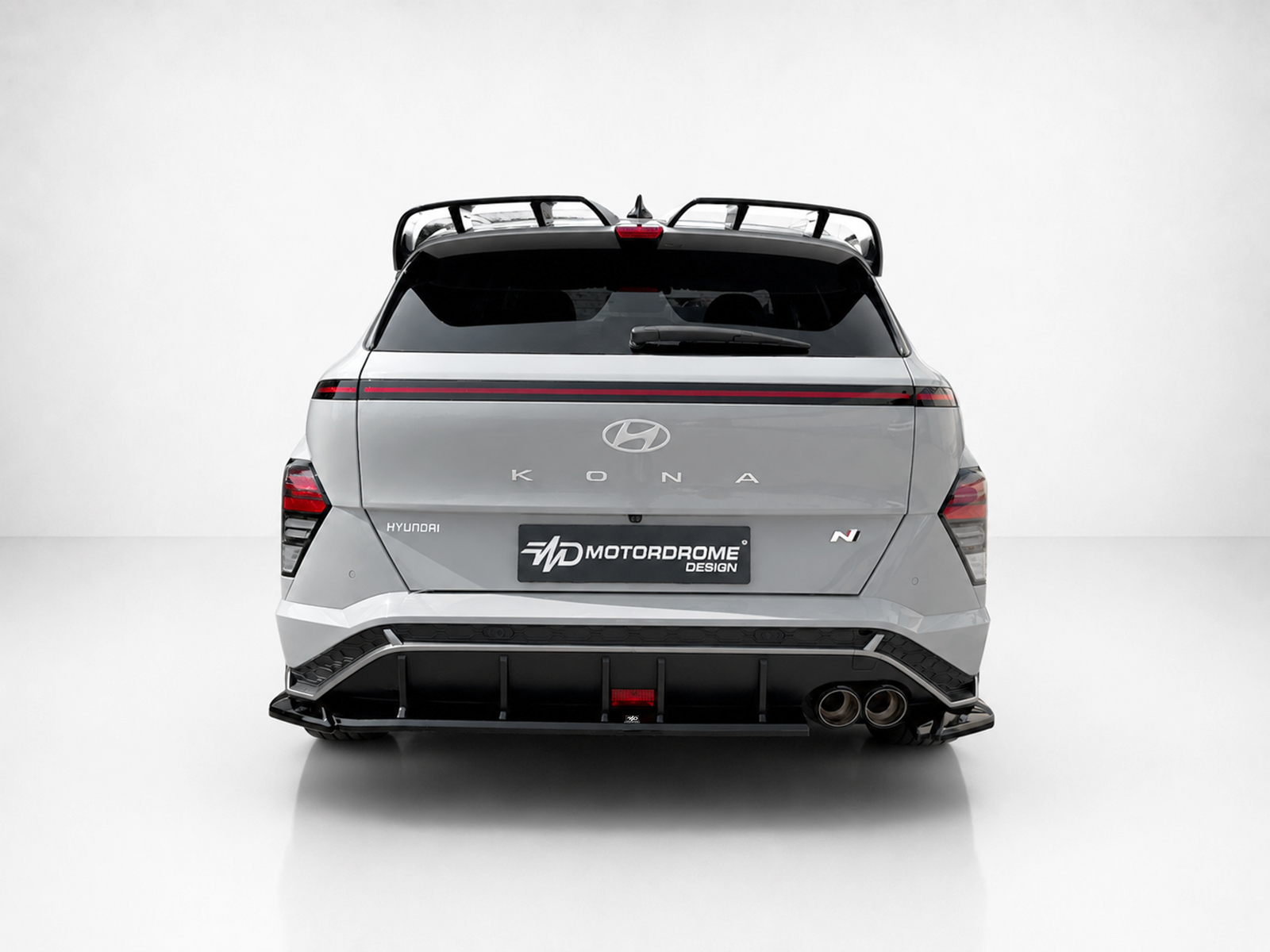 Εικόνα 1 από 4 — Motordrome – Πίσω Σπλίτερ για Hyundai Kona N-Line Mk2 – 1 Τεμ.  (K219-003)