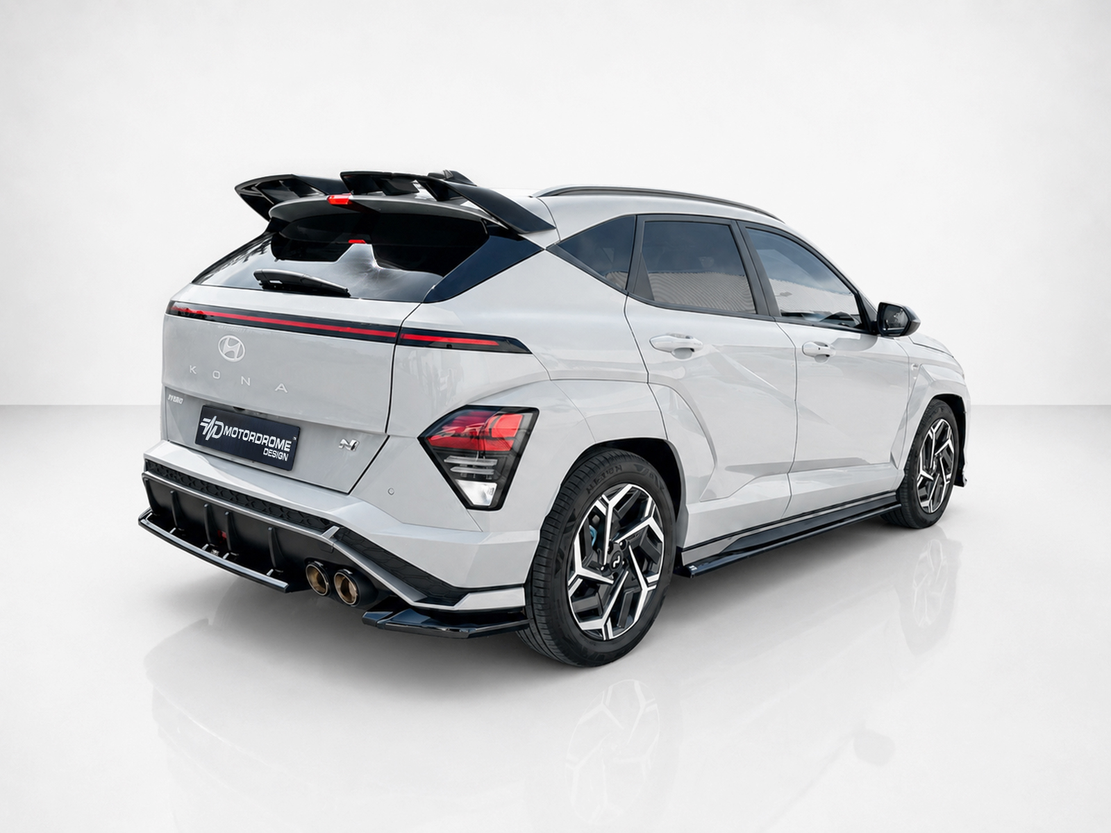 Εικόνα 3 από 4 — Motordrome – Πίσω Σπλίτερ για Hyundai Kona N-Line Mk2 – 1 Τεμ.  (K219-003)