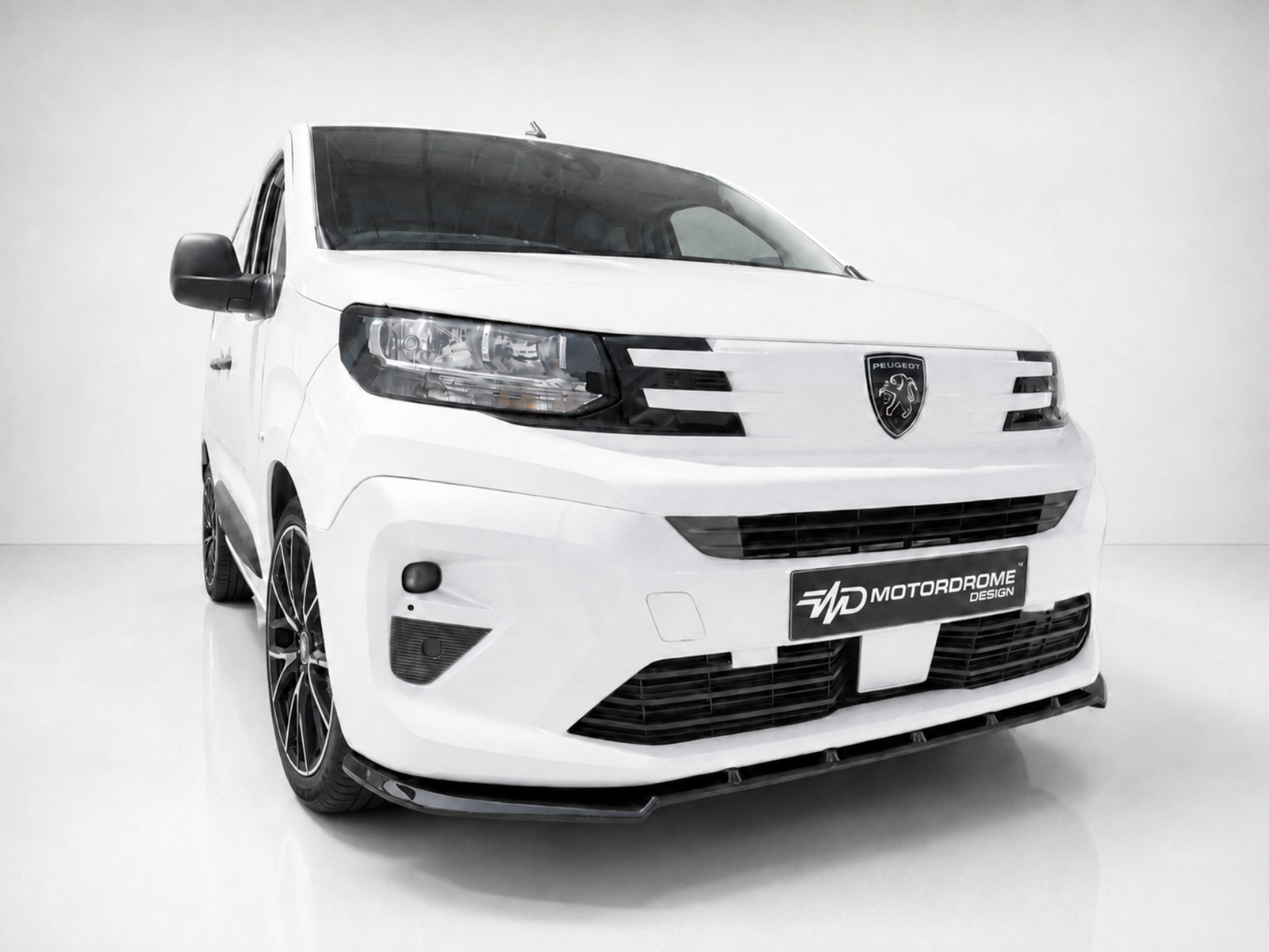 Εικόνα 2 από 5 — Motordrome – Εμπρός Σπλίτερ για Citroen Berlingo L2 Mk3 Facelift / Peugeot Partner L2 Mk3 Facelift – 1 Τεμ.  (K222-001)
