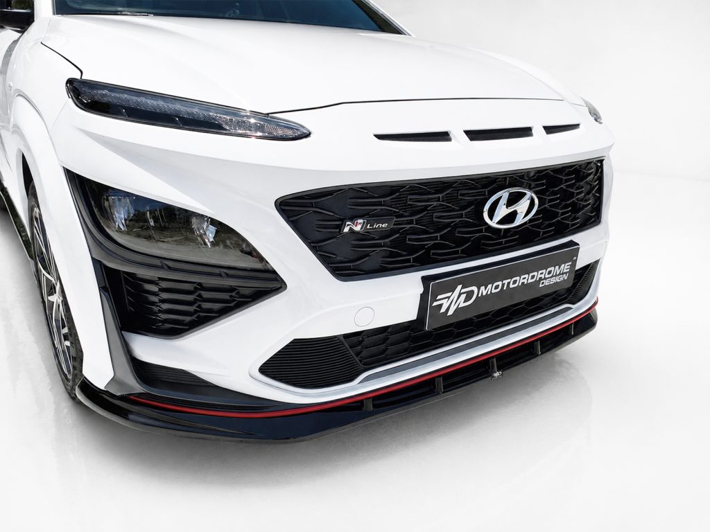 Εικόνα 3 από 5 — Motordrome – Εμπρός Σπλίτερ για Hyundai Kona Ν / N-Line Mk1 Facelift – 1 Τεμ.  (K223-001)