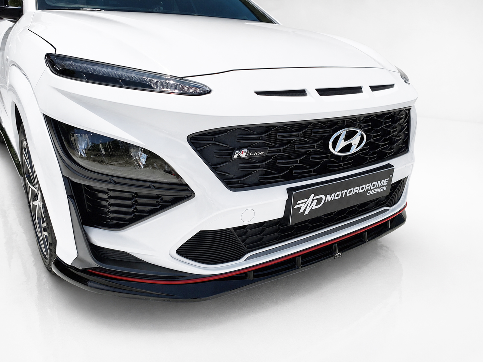Εικόνα 3 από 5 — Motordrome – Εμπρός Σπλίτερ για Hyundai Kona Ν / N-Line Mk1 Facelift – 1 Τεμ.  (K223-001)
