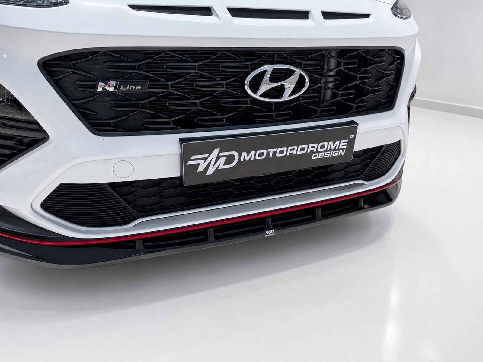 Εικόνα 4 από 5 — Motordrome – Εμπρός Σπλίτερ για Hyundai Kona Ν / N-Line Mk1 Facelift – 1 Τεμ.  (K223-001)