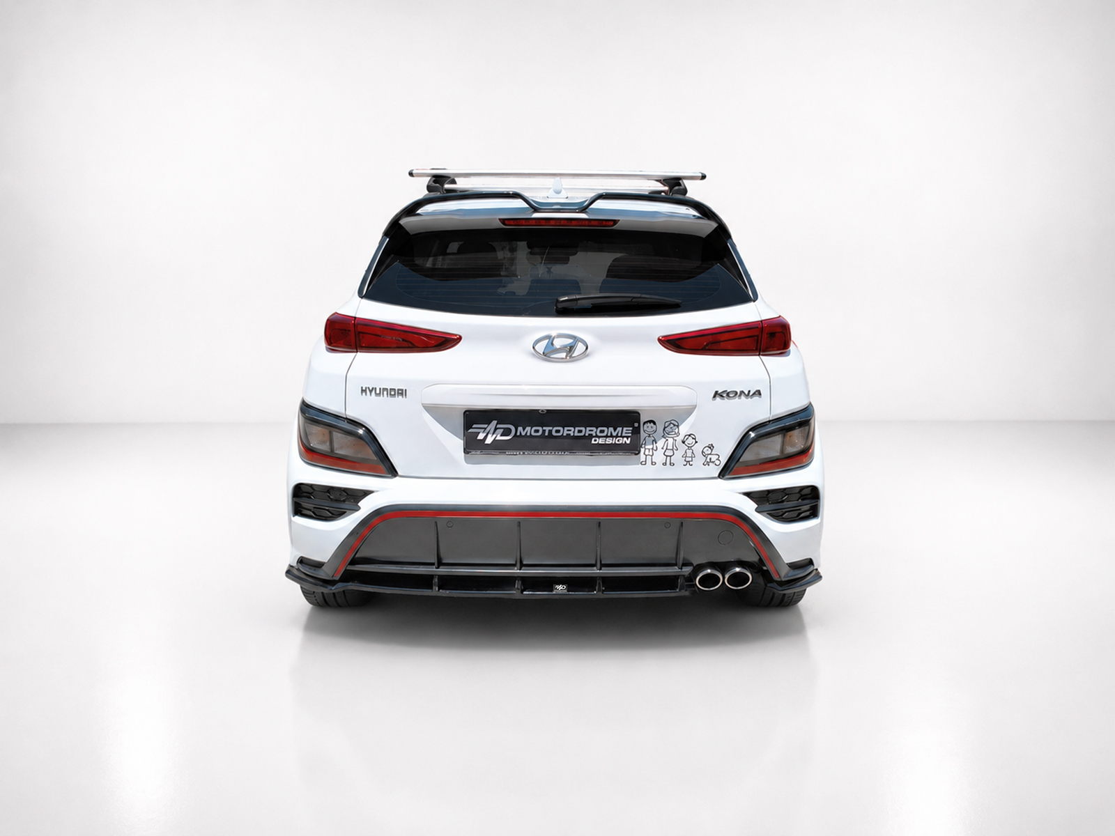 Εικόνα 2 από 4 — Motordrome – Πίσω Σπλίτερ για Hyundai Kona N-Line Mk1 Facelift – 1 Τεμ.  (K223-003)