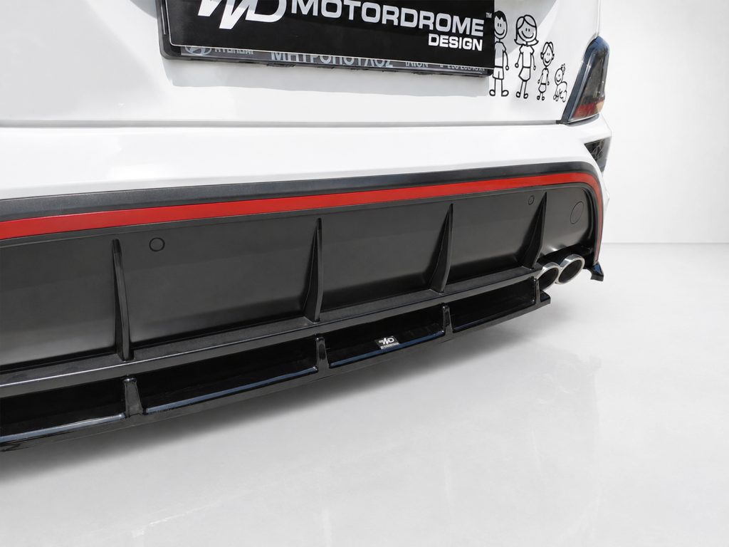 Εικόνα 3 από 4 — Motordrome – Πίσω Σπλίτερ για Hyundai Kona N-Line Mk1 Facelift – 1 Τεμ.  (K223-003)