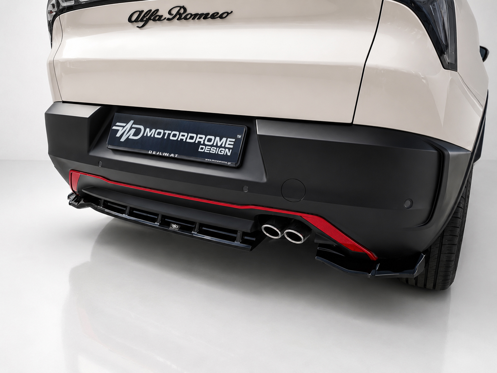 Εικόνα 3 από 5 — Motordrome – Πίσω Σπλίτερ για Alfa Romeo Junior – 1 Τεμ.  (K227-003)