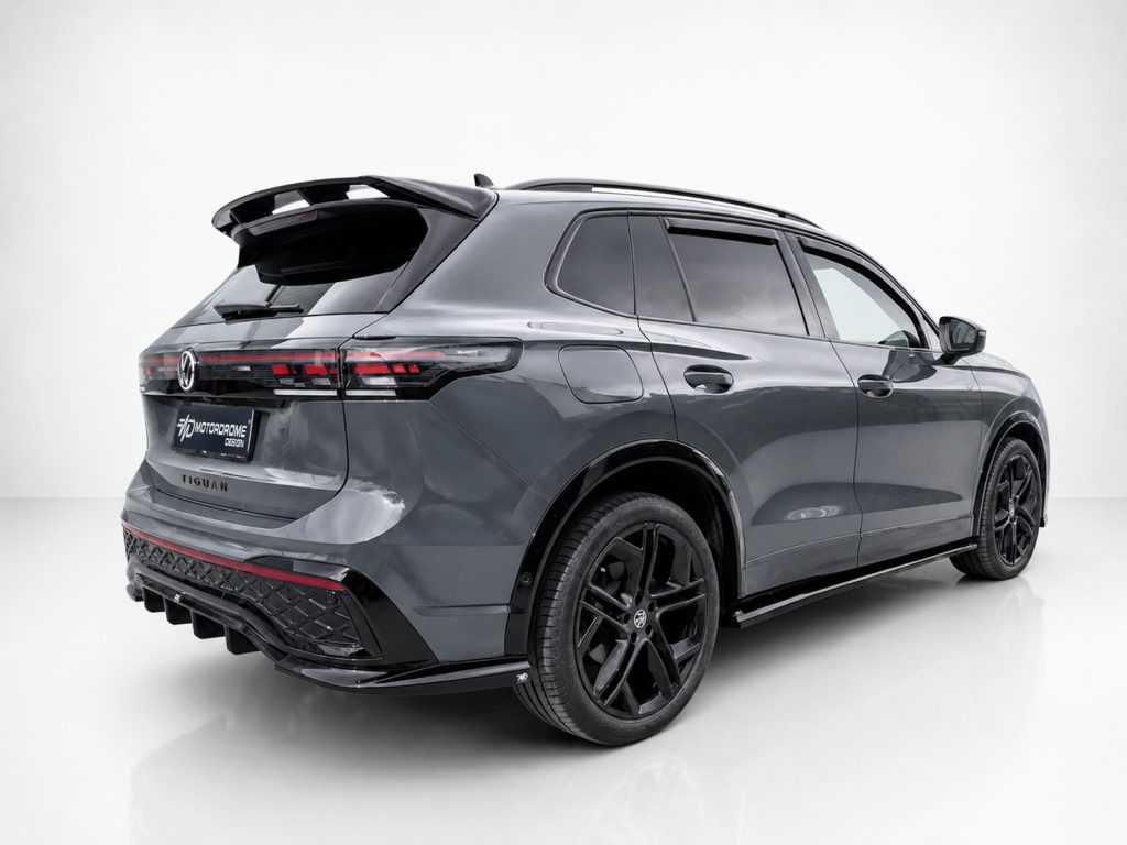 Εικόνα 4 από 5 — Motordrome – Επιπρόσθετα Μαρσπιέ για Volkswagen Tiguan Mk3 R-Line – 1 Σετ. (K228-002)