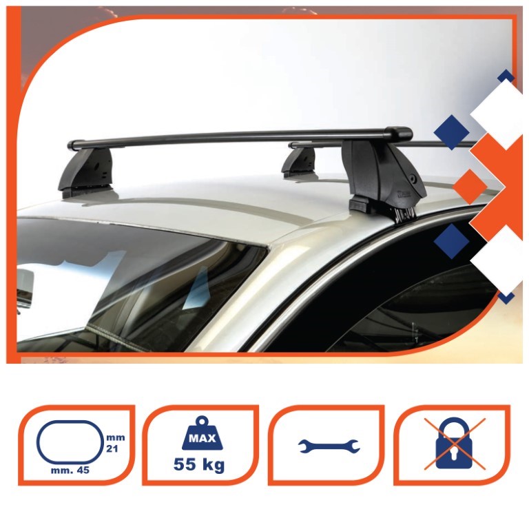 Εικόνα 2 από 5 — ΜΠΑΡΕΣ ΟΡΟΦΗΣ K1 PRO 130 cm K39 (ΟΒΑΛ/ΑΤΣΑΛΙ) – 2 ΤΕΜ.
