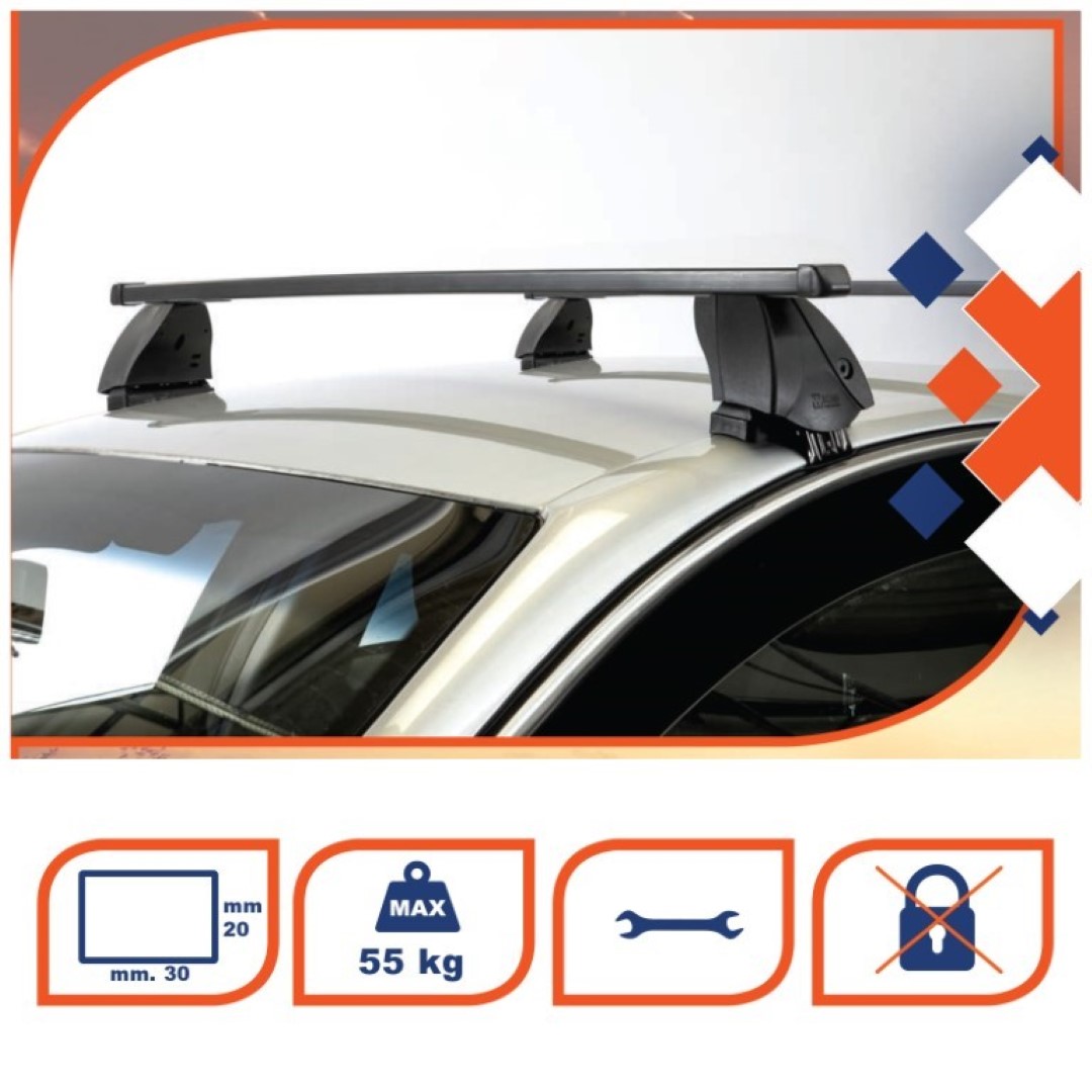 Εικόνα 3 από 3 — KIT ΜΕ ΜΠΑΡΕΣ ΟΡΟΦΗΣ ΓΙΑ LAND ROVER RANGE ROVER EVOQUE 4D 11+ ΣΙΔΗΡΟΥ K39 (BSM130-K17)