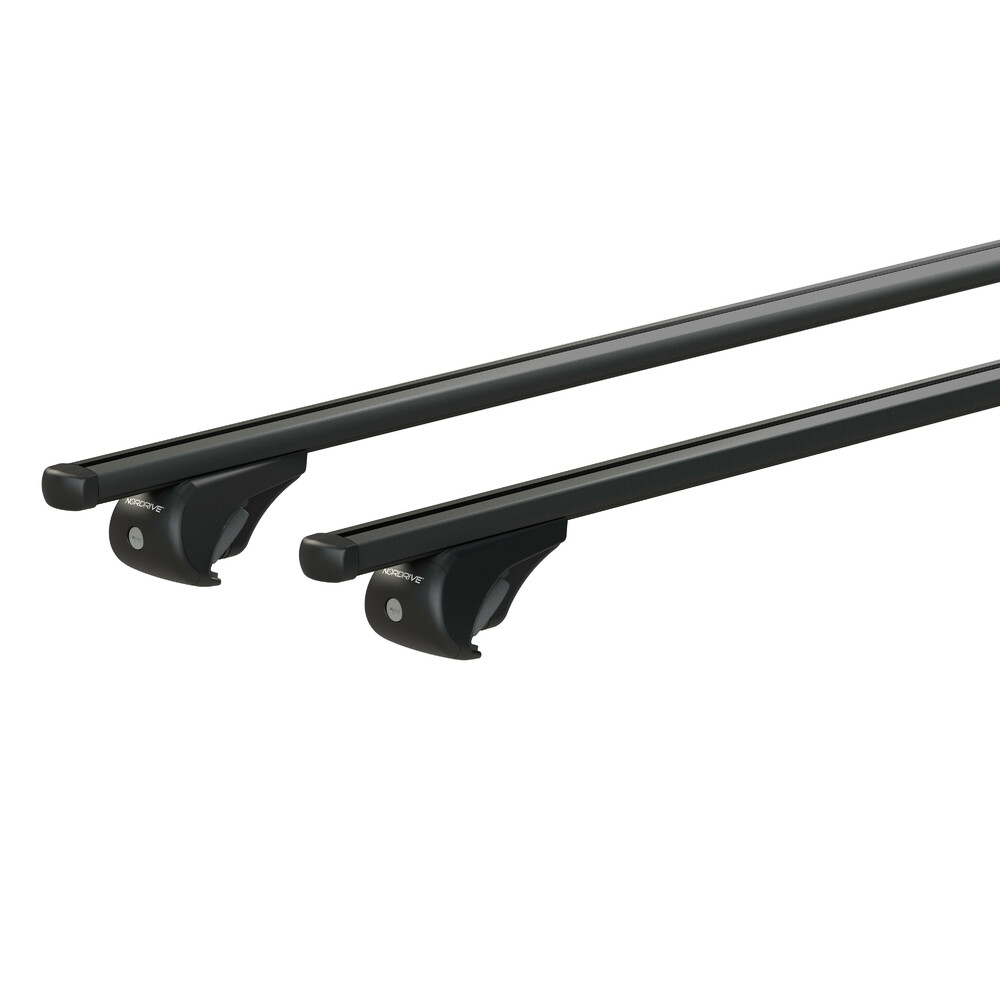 Εικόνα 2 από 6 — ΜΠΑΡΕΣ ΟΡΟΦΗΣ HELIO BLACK (M) 120cm ΑΛΟΥΜΙΝΙΟΥ ΜΑΥΡΗ ΜΕ ΚΛΕΙΔΑΡΙΕΣ (STANDARD RAILING) NORDRIVE – 2 TEM.