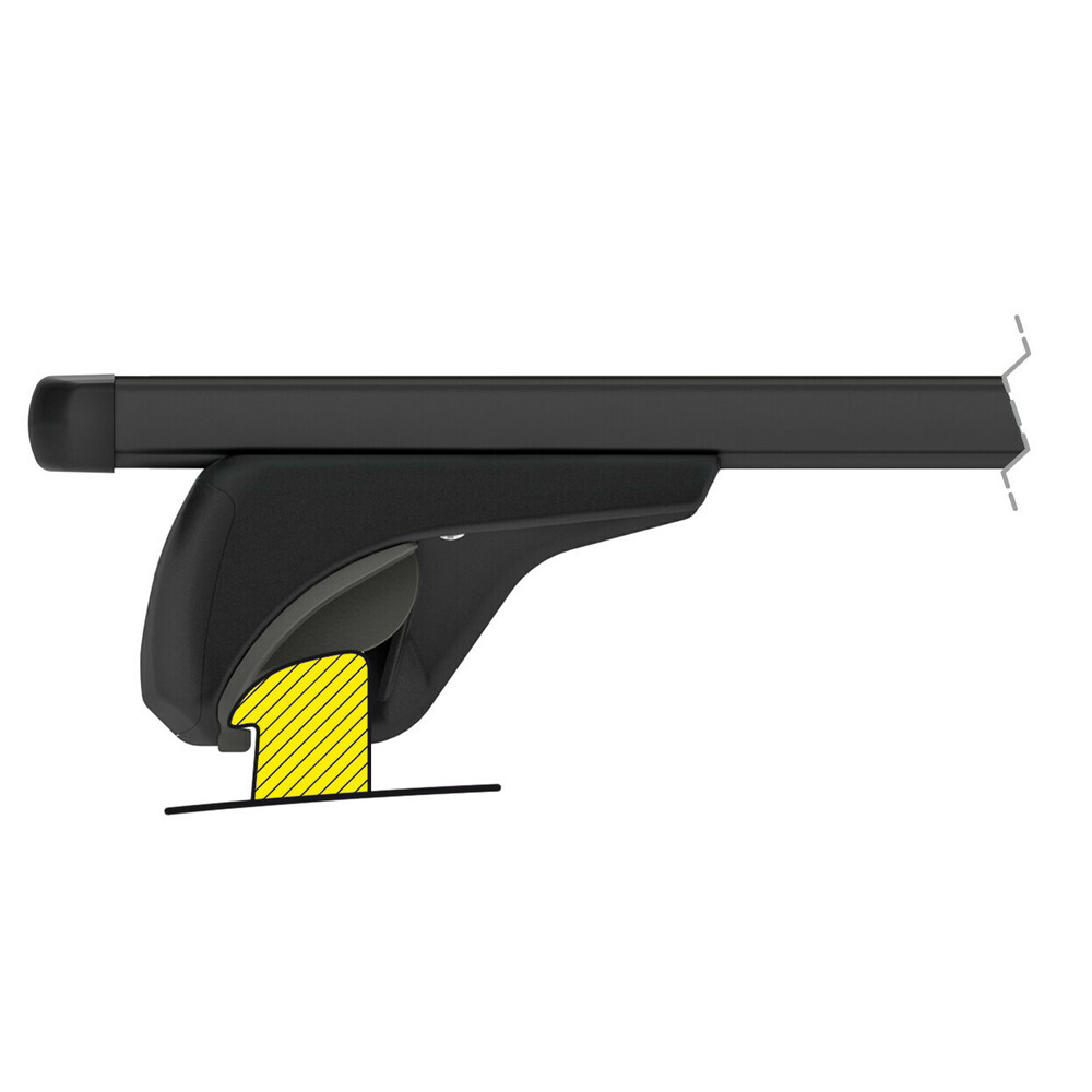 Εικόνα 6 από 6 — ΜΠΑΡΕΣ ΟΡΟΦΗΣ HELIO BLACK (M) 120cm ΑΛΟΥΜΙΝΙΟΥ ΜΑΥΡΗ ΜΕ ΚΛΕΙΔΑΡΙΕΣ (FLUSH RAILING)  NORDRIVE – 2 TEM.