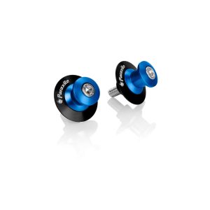 ΜΠΟΜΠΙΝΕΣ ΣΤΗΡΙΞΗΣ ΓΙΑ ΣΤΑΝΤ/ΚΑΒΑΛΕΤΑ MOTO M8x1,25 ΣΕ ΜΠΛΕ ΧΡΩΜΑ PARAXITE - 2 ΤΕΜ.