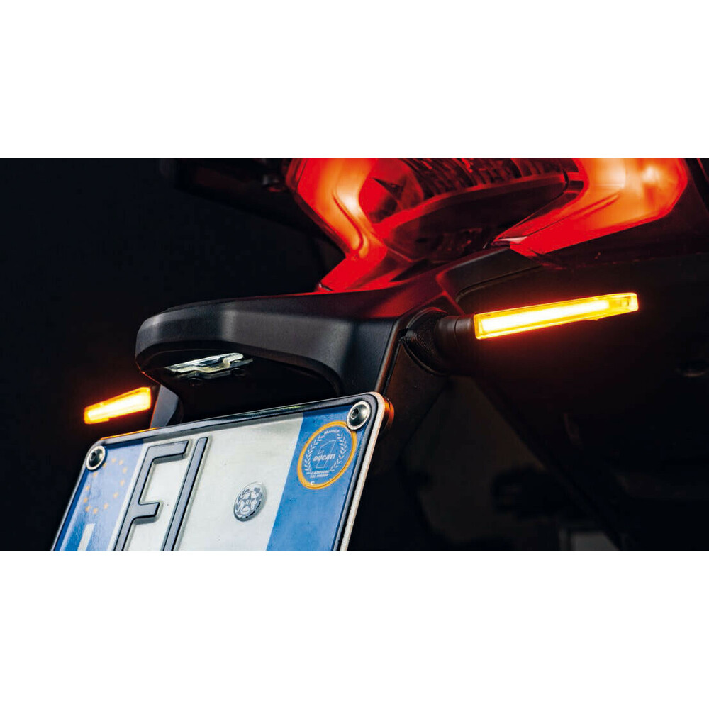 Εικόνα 2 από 2 — ΦΛΑΣ MOTO PROJECT 001 ΜΑΥΡΑ 12V COB LED TECHNOLOGY PARAXITE – 2 ΤΕΜ.