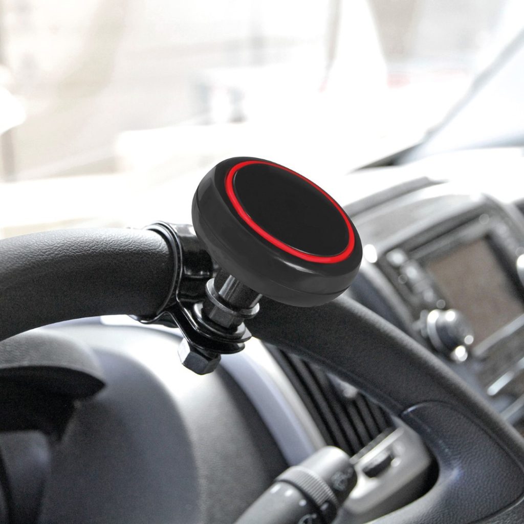 Εικόνα 2 από 4 — ΤΕΜΠΕΛΗΣ ΤΙΜΟΝΙΟΥ SPINNY RING 60mm ΓΙΑ ΤΙΜΟΝΙΑ 30-37mm (ΜΑΥΡΟ/ΚΟΚΚΙΝΗ ΡΙΓΑ)