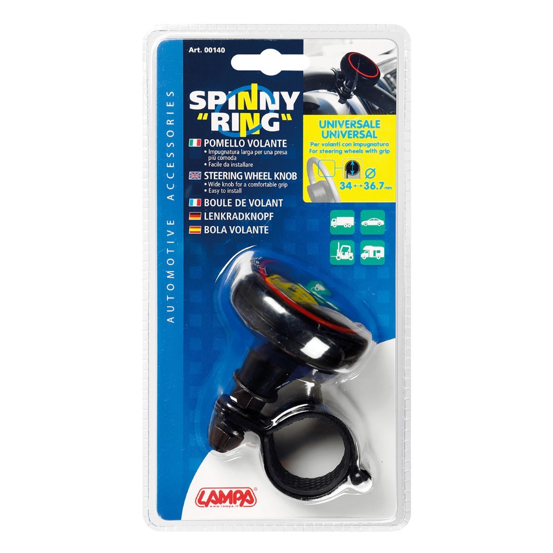Εικόνα 4 από 4 — ΤΕΜΠΕΛΗΣ ΤΙΜΟΝΙΟΥ SPINNY RING 60mm ΓΙΑ ΤΙΜΟΝΙΑ 30-37mm (ΜΑΥΡΟ/ΚΟΚΚΙΝΗ ΡΙΓΑ)