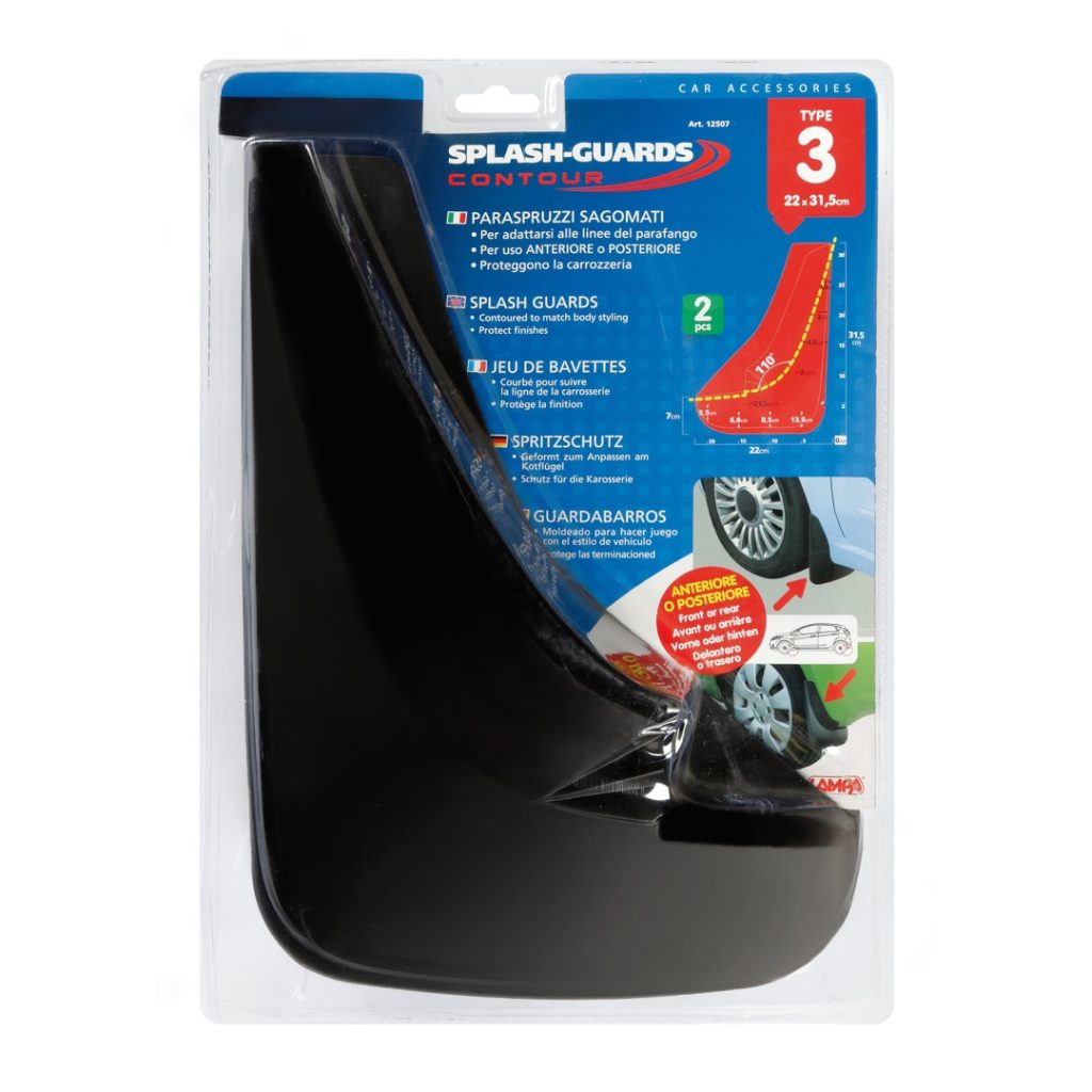 Εικόνα 3 από 3 — ΛΑΣΠΩΤΗΡΕΣ SPLASH-GUARDS CONTOUR 22×31,5cm TYPE-3 2ΤΕΜ.
