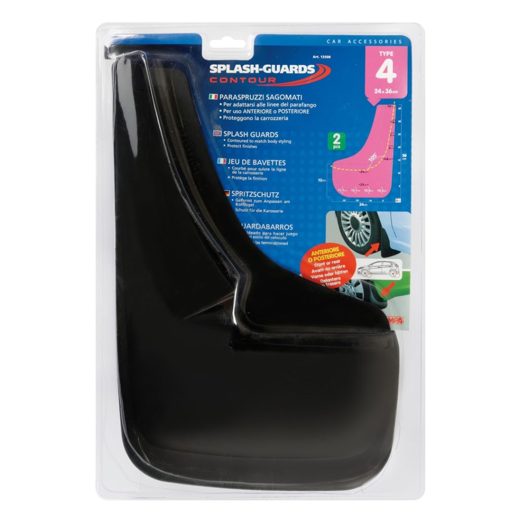 Εικόνα 3 από 3 — ΛΑΣΠΩΤΗΡΕΣ SPLASH-GUARDS CONTOUR TYPE-4 (24 Χ 36 cm) – 2 ΤΕΜ.