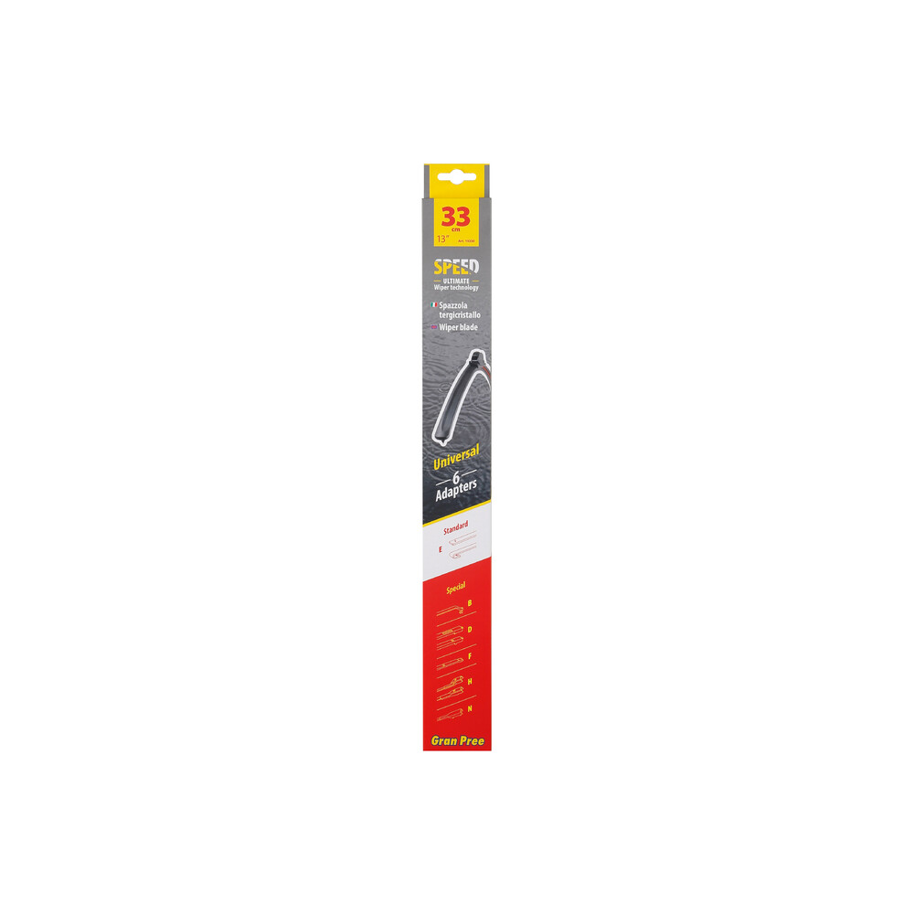 Εικόνα 4 από 4 — ΥΑΛΟΚΑΘΑΡΙΣΤΗΡΑΣ GRAN PREE SPEED MULTI-FIT ΜΕ 6 ΑΝΤΑΠΤΟΡΕΣ 33CM 13” LAMPA – 1 TEM.