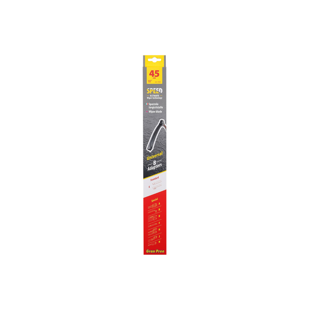 Εικόνα 3 από 3 — ΥΑΛΟΚΑΘΑΡΙΣΤΗΡΑΣ GRAN PREE SPEED MULTI-FIT ΜΕ 8 ΑΝΤΑΠΤΟΡΕΣ 45CM 18” LAMPA – 1 TEM.