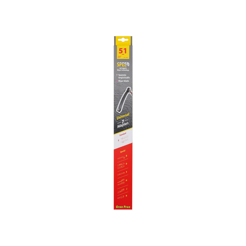 Εικόνα 3 από 3 — ΥΑΛΟΚΑΘΑΡΙΣΤΗΡΑΣ GRAN PREE SPEED MULTI-FIT ΜΕ 7 ΑΝΤΑΠΤΟΡΕΣ 51CM 20” LAMPA – 1 TEM.