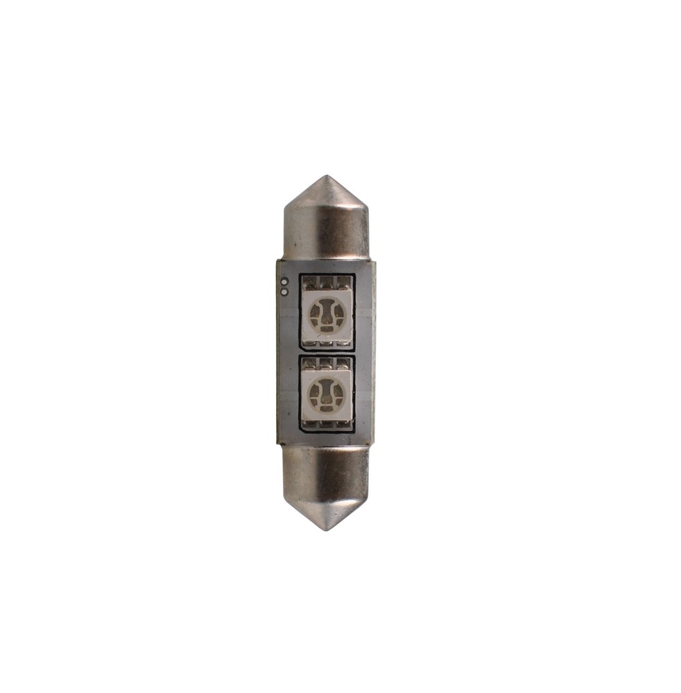 Εικόνα 1 από 2 — ΛΑΜΠΑΚΙΑ ΠΛΑΦΟΝΙΕΡΑΣ C5W 12V SV8.5 36mm 2xSMD5050 LED ΜΠΛΕ CAN-BUS M-TECH – 1 τεμ.