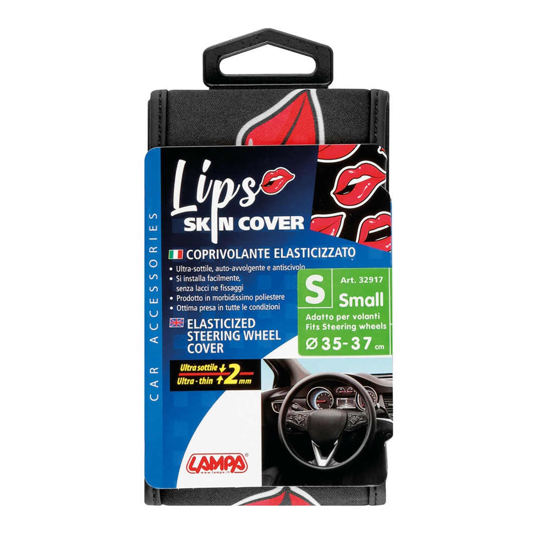 Εικόνα 4 από 4 — ΚΑΛΥΜΜΑ ΤΙΜΟΝΙΟΥ SKIN-COVER LIPS-LABBRA (ΧΕΙΛΗ) 35/37cm (S) ΜΑΥΡΟ ΕΛΑΣΤΙΚΟ ΠΟΛΥΕΣΤΕΡΙΚΟ 2mm ΠΑΧΟΣ