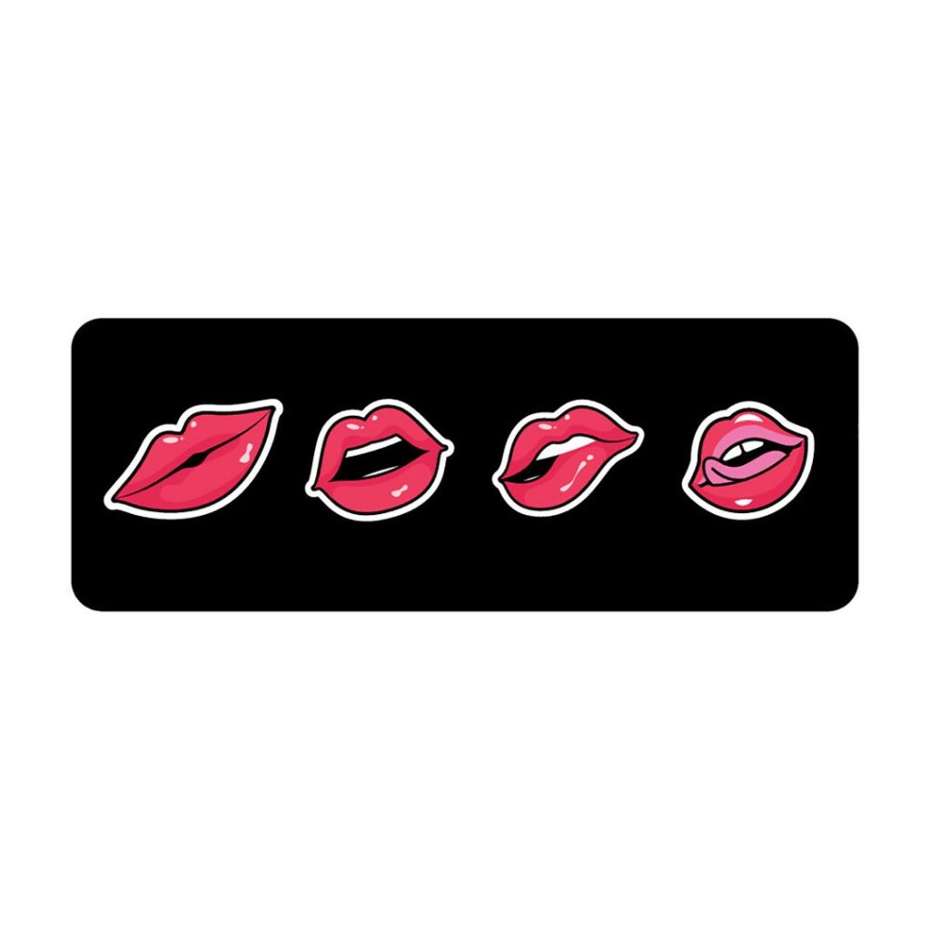Εικόνα 2 από 3 — ΚΑΛΥΜΜΑ ΤΙΜΟΝΙΟΥ SKIN-COVER LIPS-LABBRA (ΧΕΙΛΗ) 38/40cm (M) ΜΑΥΡΟ ΕΛΑΣΤΙΚΟ ΠΟΛΥΕΣΤΕΡΙΚΟ 2mm ΠΑΧΟΣ