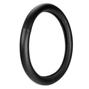 Lampa Κάλυμμα Τιμονιού Αυτοκινήτου Racing Premium 35-37εκ. Άοσμο ανάγλυφο από Ultra soft Skeentex Μαύρο 1-τεμ. (L3316.2)