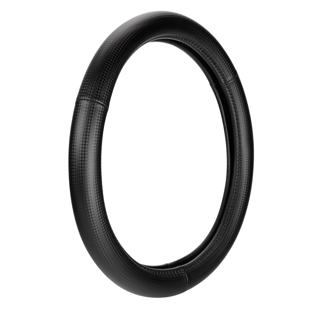 Εικόνα 1 από 4 — ΚΑΛΥΜΜΑ ΤΙΜΟΝΙΟΥ RACING PREMIUM BLACK (Μ) 37/39cm ΣΥΝΘΕΤΙΚΟ ΔΕΡΜΑ SKEENTEX ΜΑΥΡΟ/CARBON LOOK LAMPA  – 1 ΤΕΜ.