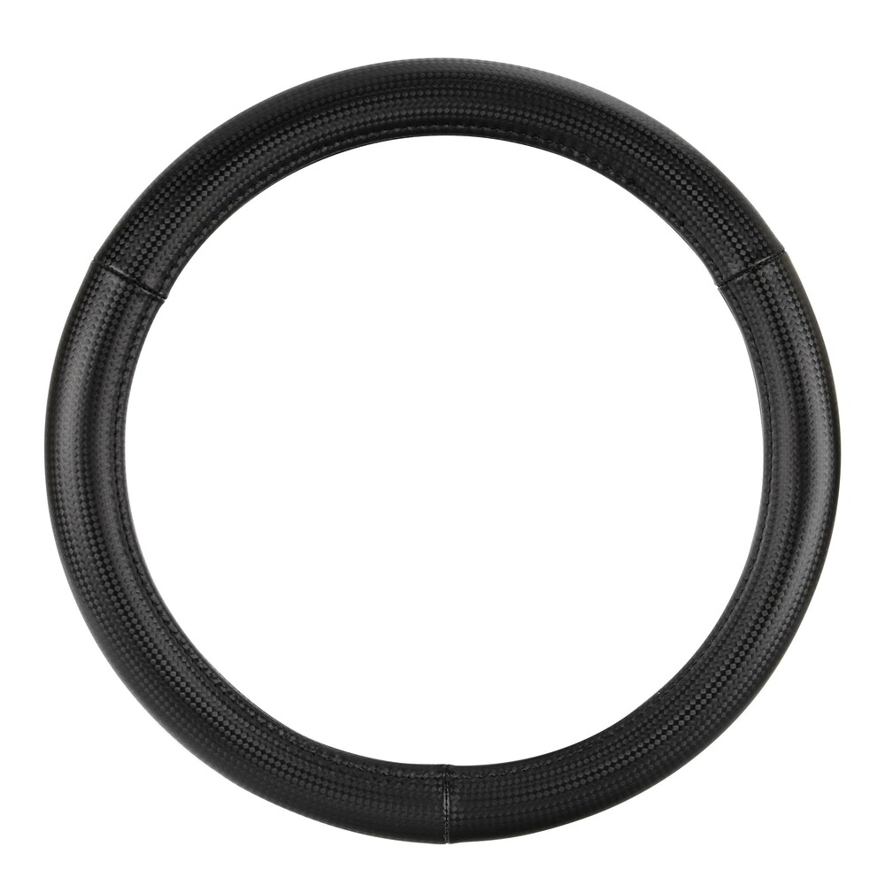 Εικόνα 2 από 4 — ΚΑΛΥΜΜΑ ΤΙΜΟΝΙΟΥ RACING PREMIUM BLACK (Μ) 37/39cm ΣΥΝΘΕΤΙΚΟ ΔΕΡΜΑ SKEENTEX ΜΑΥΡΟ/CARBON LOOK LAMPA  – 1 ΤΕΜ.